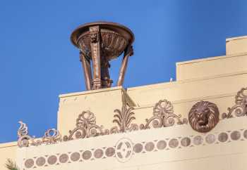 Alex Theatre, Glendale, Los Angeles: Greater Metropolitan Area: Urn Closeup