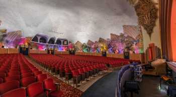 Avalon Theatre, Catalina Island, California (outside Los Angeles and San Francisco): Auditorium from Orchestra Pit (Panoramic)