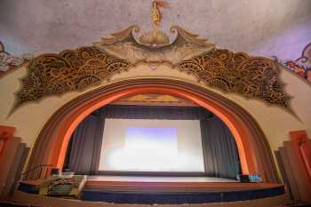 Avalon Theatre, Catalina Island, California (outside Los Angeles and San Francisco): Proscenium Closeup with Organ Grilles