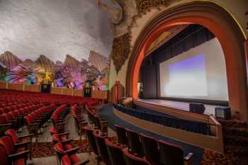 Avalon Theatre, Catalina Island, California (outside Los Angeles and San Francisco): Auditorium from beside Orchestra Pit