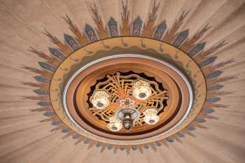 Avalon Theatre, Catalina Island, California (outside Los Angeles and San Francisco): Central Light Fixture