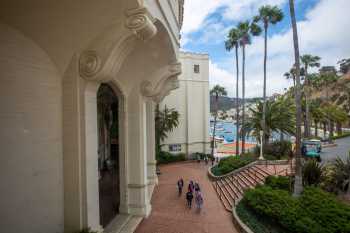 Avalon Theatre, Catalina Island, California (outside Los Angeles and San Francisco): Overlooking the Exterior Ticket Lobby Entrance