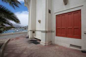 Avalon Theatre, Catalina Island, California (outside Los Angeles and San Francisco): Stage Loading Door, at rear of building