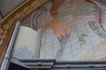 Avalon Theatre, Catalina Island, California (outside Los Angeles and San Francisco): Mural Above Box Office
