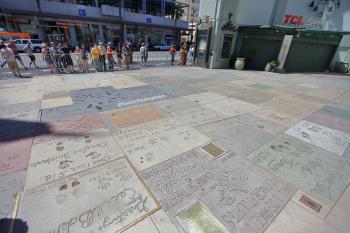 TCL Chinese Theatre, Hollywood, Los Angeles: Hollywood: Imprints on Forecourt