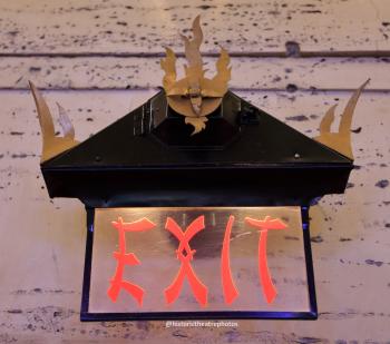 TCL Chinese Theatre, Hollywood, Los Angeles: Hollywood: Lobby EXIT Sign
