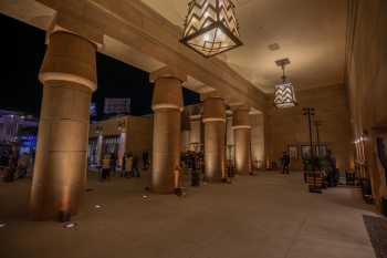 Egyptian Theatre, Hollywood, Los Angeles: Hollywood: Underneath Entrance Portico