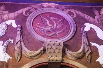 Fox Theatre, Fullerton, Los Angeles: Greater Metropolitan Area: Decoration above Organ Chamber closeup