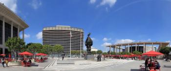 Los Angeles Music Center, Los Angeles: Downtown: Plaza Panorama
