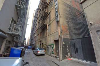 Palace Theatre, Los Angeles, Los Angeles: Downtown: Alley behind theatre