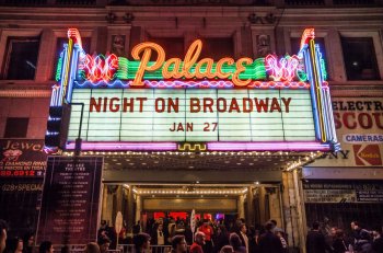 Palace Theatre, Los Angeles, Los Angeles: Downtown: Marquee - Night On Broadway 2018
