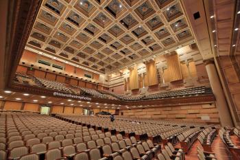 Royce Hall, UCLA, Los Angeles: Greater Metropolitan Area: Auditorium from right, beside stage