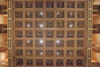 Royce Hall, UCLA, Los Angeles: Greater Metropolitan Area: Auditorium ceiling