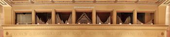 Royce Hall, UCLA, Los Angeles: Greater Metropolitan Area: Organ Pipes above Proscenium