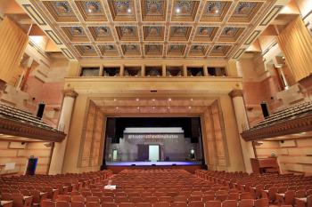 Royce Hall, UCLA, Los Angeles: Greater Metropolitan Area: Stage from Orchestra center