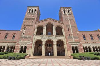 Royce Hall, UCLA, Los Angeles: Greater Metropolitan Area: Exterior and main entrance