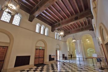 Royce Hall, UCLA, Los Angeles: Greater Metropolitan Area: Lobby from Orchestra level
