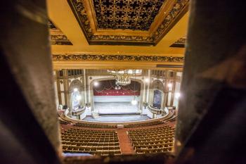 State Theatre, Los Angeles, Los Angeles: Downtown: View through projection portal