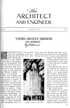 9-page feature in the August 1928 edition of <i>Architect and Engineer</i>, held by the San Francisco Public Library and published online by the Internet Archive (4.2MB PDF)