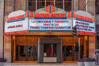 The United Theater on Broadway, Los Angeles, Los Angeles: Downtown: <i>Last Remaining Seats</i> 2019 Marquee