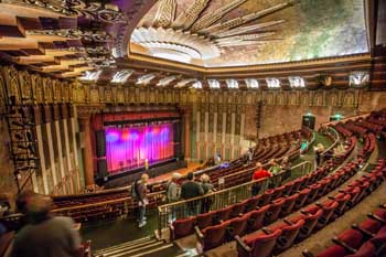 The Wiltern, Koreatown, Los Angeles: Greater Metropolitan Area: Baclony Left During Tour