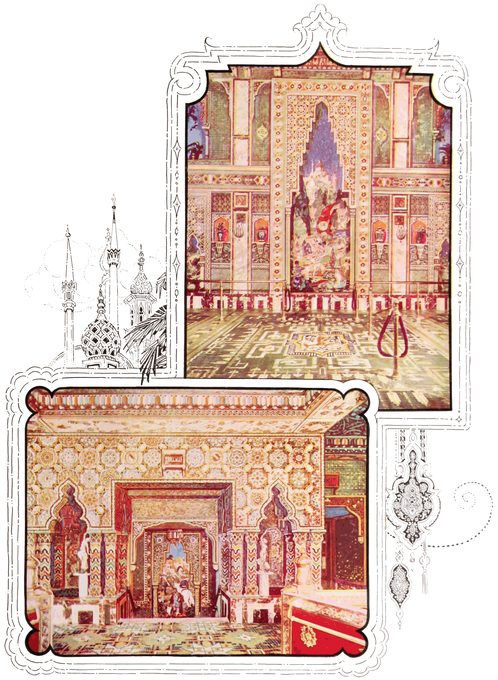 Avalon Mosaics (top); Avalon Shrines (bottom)