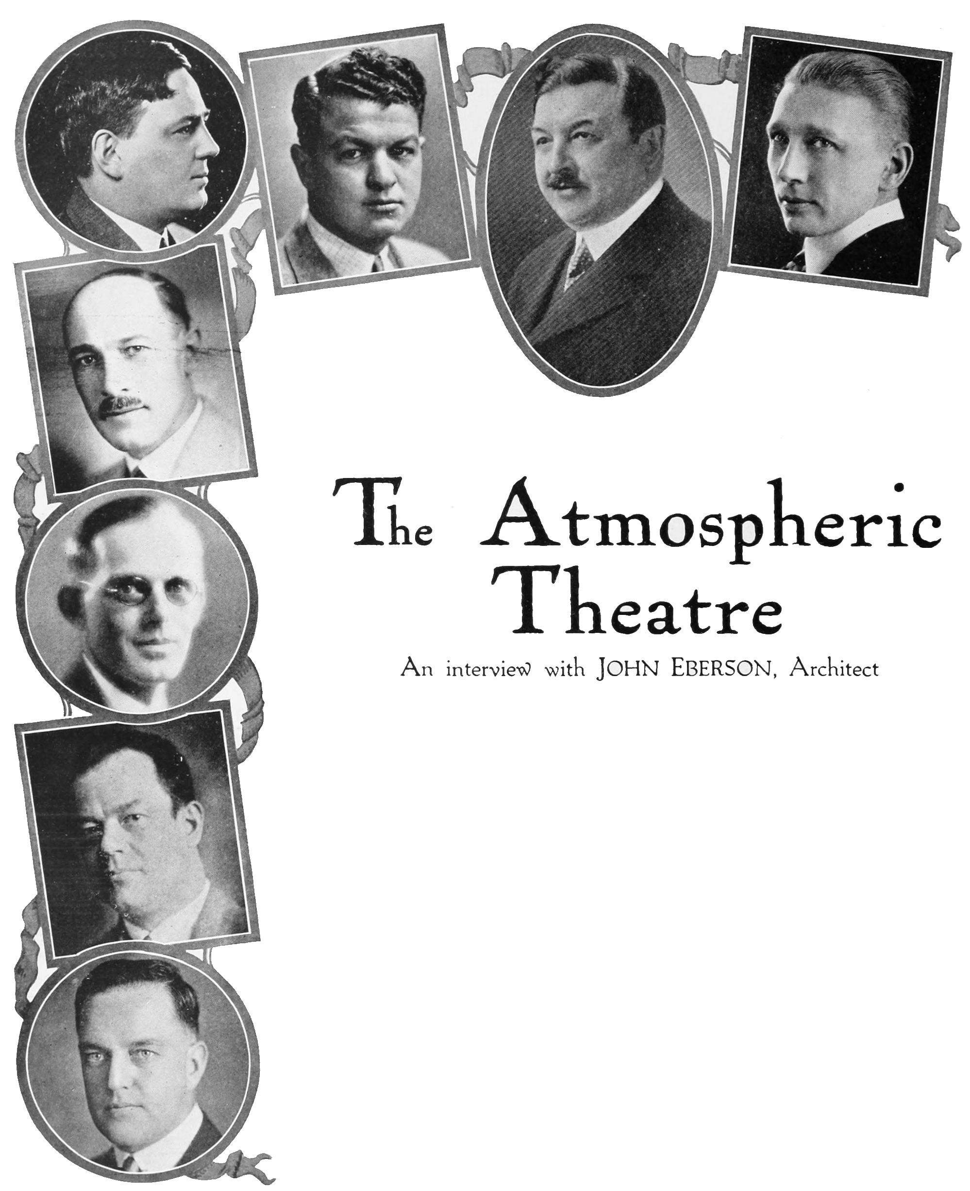 The Atmospheric Theatre, by John Eberson