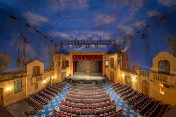 Bama Theatre: Auditorium through a fisheye lens, courtesy <i>Bama Theatre</i> via Facebook