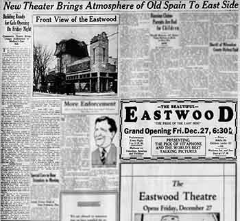 News of the theatre’s opening, as printed in the 26th December 1929 edition of the <i>Wisconsin State Journal</i> (680KB PDF)