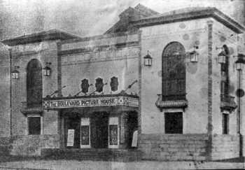 Exterior as the <i>Boulevard Picture House</i>, date unknown although before 1938, courtesy <i>Cinema Theatre Association</i> (JPG)