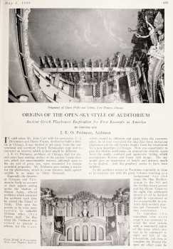 The Cort Theatre as featured in the 4th May 1929 edition of <i>Motion Picture News</i> (6.9MB PDF)