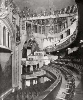 Cort Theatre Auditorium, from House Left looking to House Right side of Auditorium