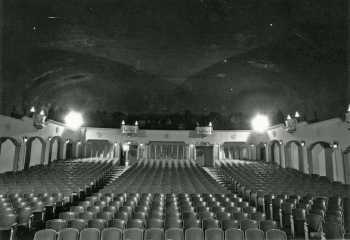 Auditorium rear view, circa mid-1980 (JPG)