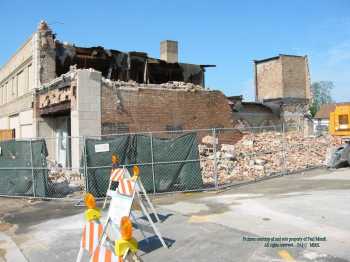 Mid-demolition in the Spring of 2007, courtesy <i>Paul Mundt</i> (JPG)
