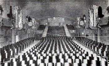 Auditorium showing original stadium seating at rear, courtesy Cinema Treasures user <i>LouRugani</i> (JPG)