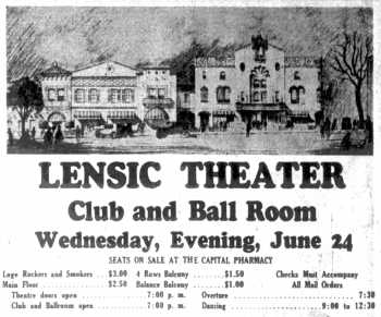 Grand Opening Ad, as printed in the 19th June 1931 edition of <i>The Santa Fe New Mexican</i> (440KB PDF)