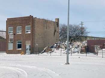 Aftermath of the theatre building’s loss to fire in early April 2024), courtesy Lindsey Bylo (JPG)