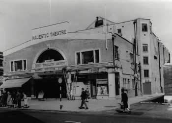 Exterior, date unknown, courtesy <i>Cinema Theatre Association</i> via Cinema Treasures user <i>DavidSimpson</i> (JPG)