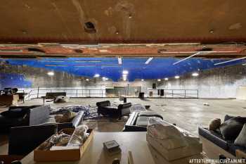 Oriental Theatre: Auditorium used as storage space