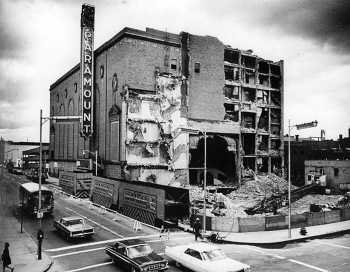 Demolition of the theatre in September 1965, courtesy <i>Louis Grell Foundation</i> (JPG)