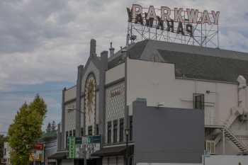 Parkway Theater: Exterior and roof sign