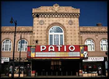 Patio Theater: Exterior, courtesy <i>Joe Balynas</i>