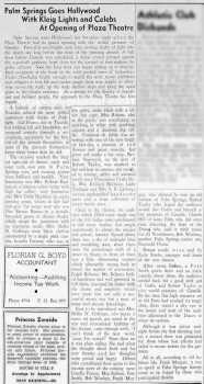News of the theatre’s opening, as printed in the 19th December 1936 edition of <i>The Limelight</i> (450KB PDF)