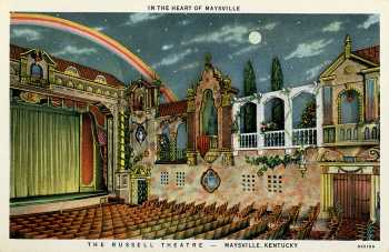 Postcard of the Russell Theatre, date unknown, courtesy Flickr user <i>Roloff de Jeu</i> (JPG)