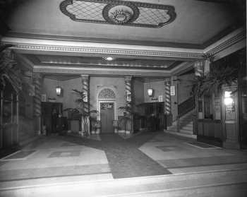 Lobby/Foyer in January 1930, courtesy Cinema Treasures user <i>atmos</i> (JPG)