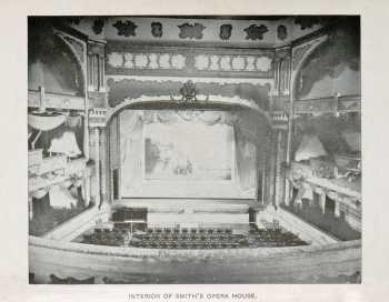Smith’s Opera House in 1894 – the original auditorium, courtesy <i>Smith Opera House</i> (JPG)