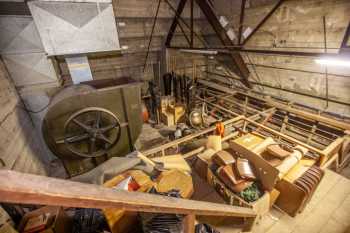 Alex Theatre, Glendale, Los Angeles: Greater Metropolitan Area: Attic above Lobby