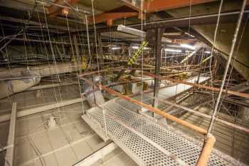 Alex Theatre, Glendale, Los Angeles: Greater Metropolitan Area: Catwalk above auditorium