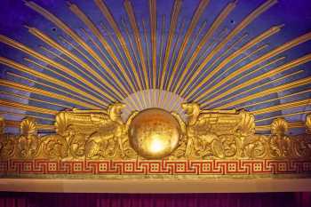 Alex Theatre, Glendale: Proscenium Centerpiece Sunburst closeup