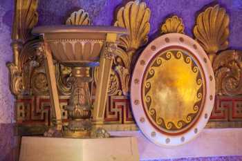 Alex Theatre, Glendale: Urn and Medallion closeup